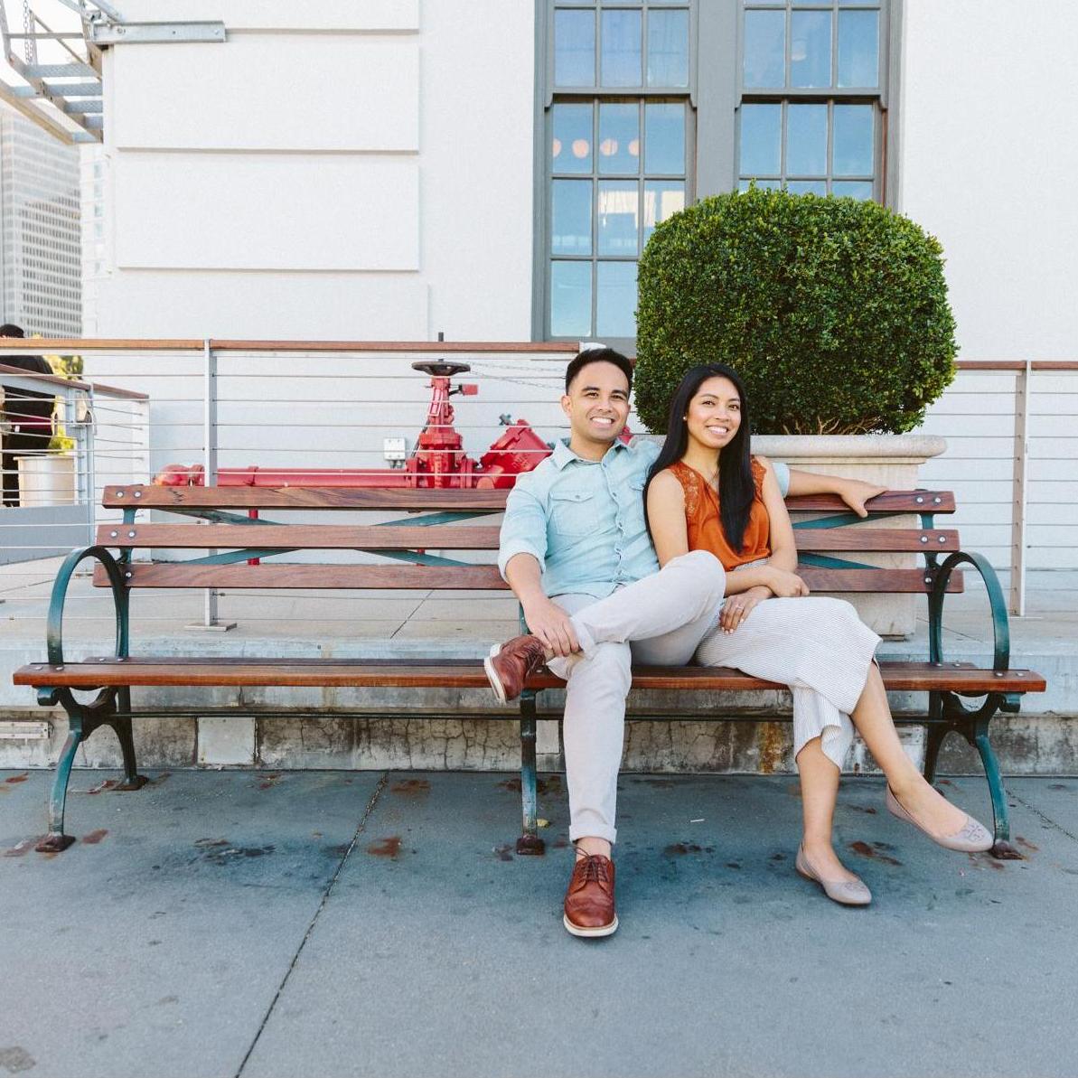 The bench where everything happened. This is where we first said "I like you", became boyfriend and girlfriend, and got engaged! Truly a spot to remember forever.