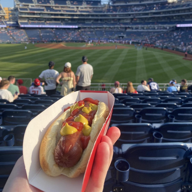 Date night at the local Nationals game