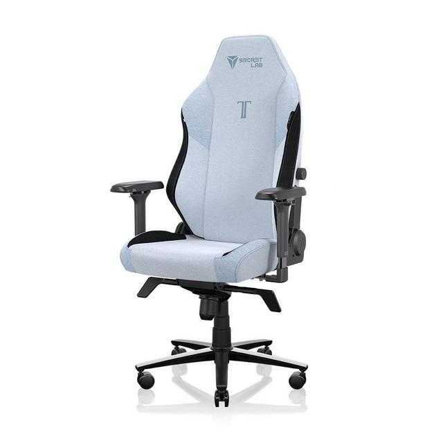 Secretlab Titan Evo Frost Blue Gaming Chair - Reclining, Ergonomic & Comfortable Computer Chair with 4D Armrests, Magnetic Head Pillow & 4-Way Lumbar Support - Blue - Fabric