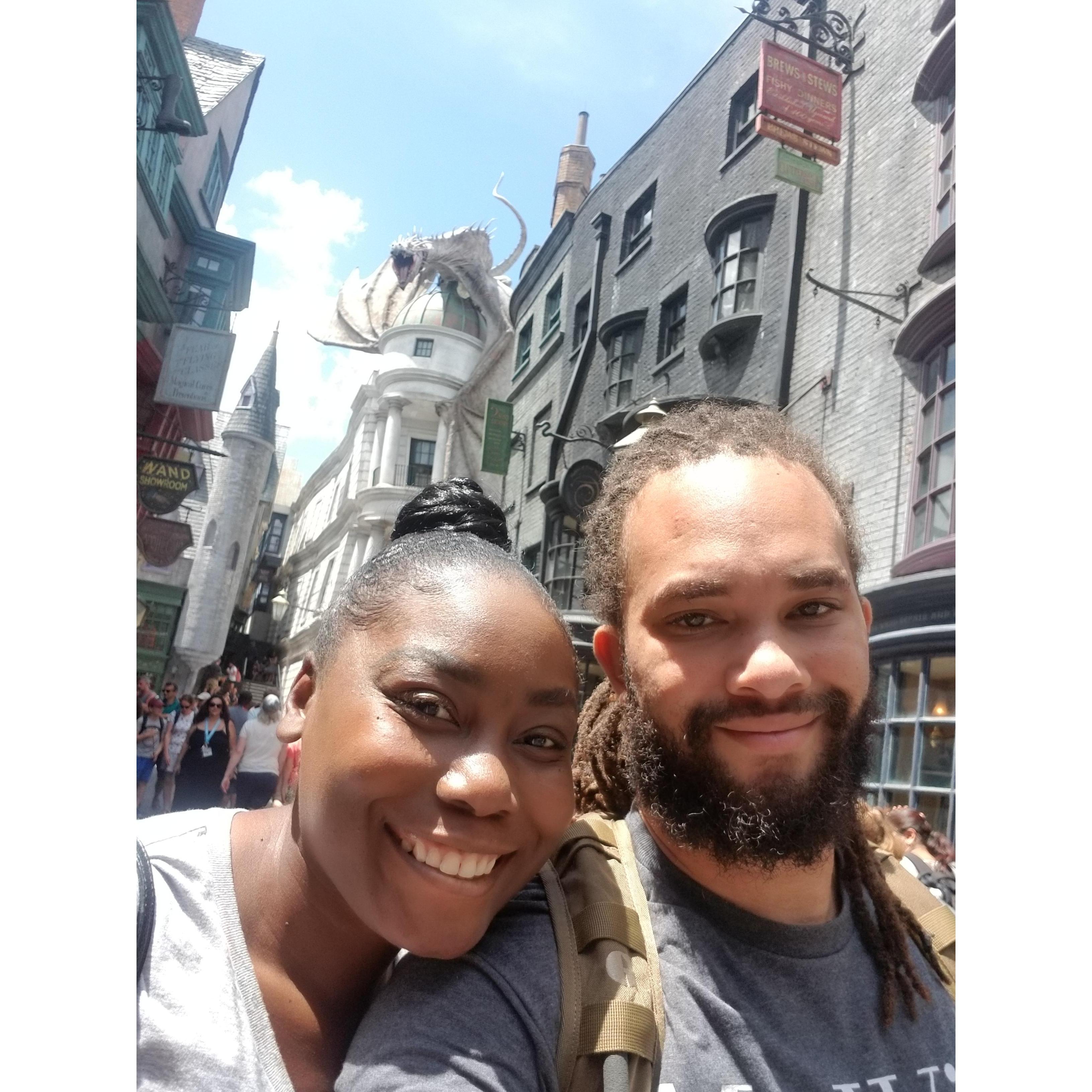 When she loves harry potter you bring her to harry potter world