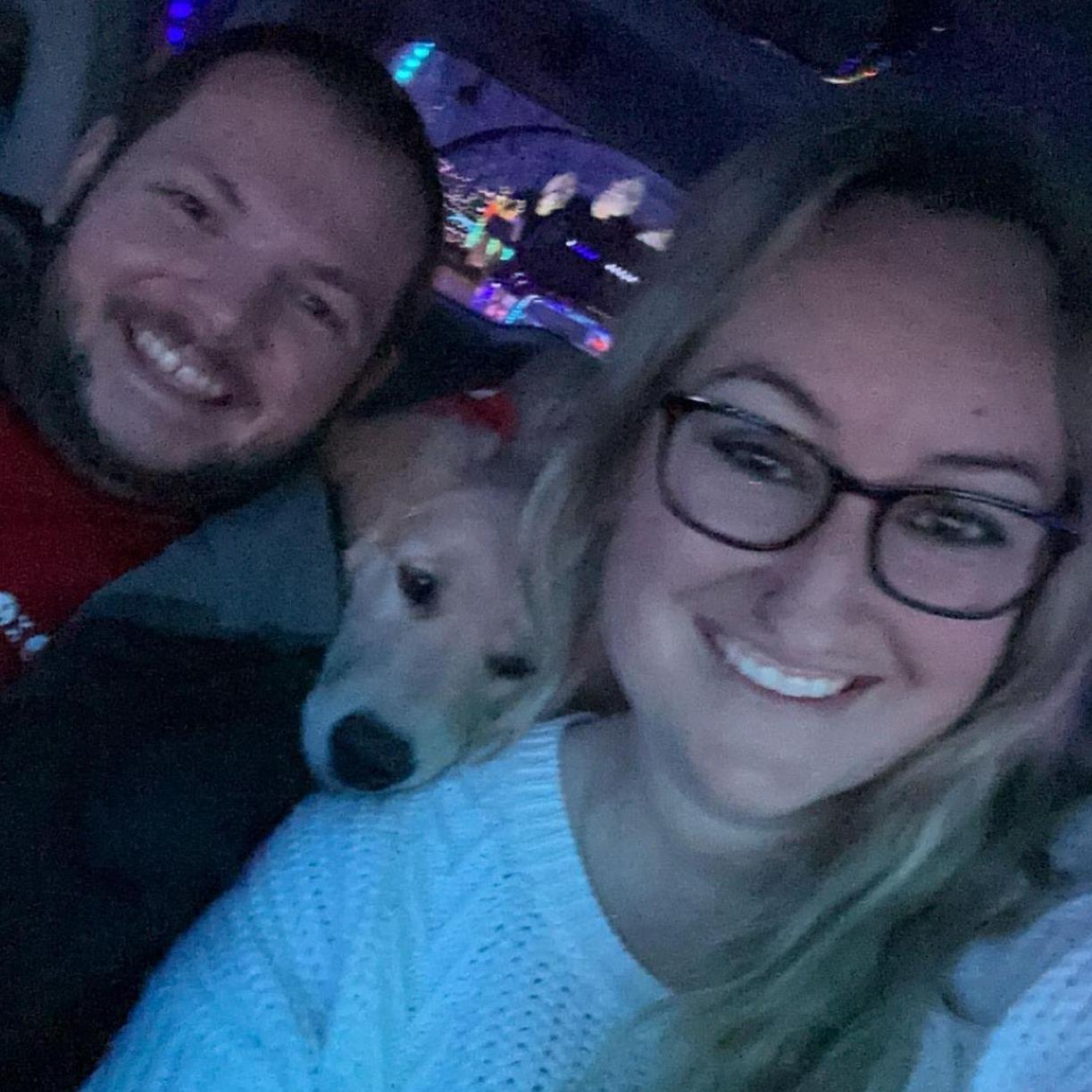 Christmas light drive through!