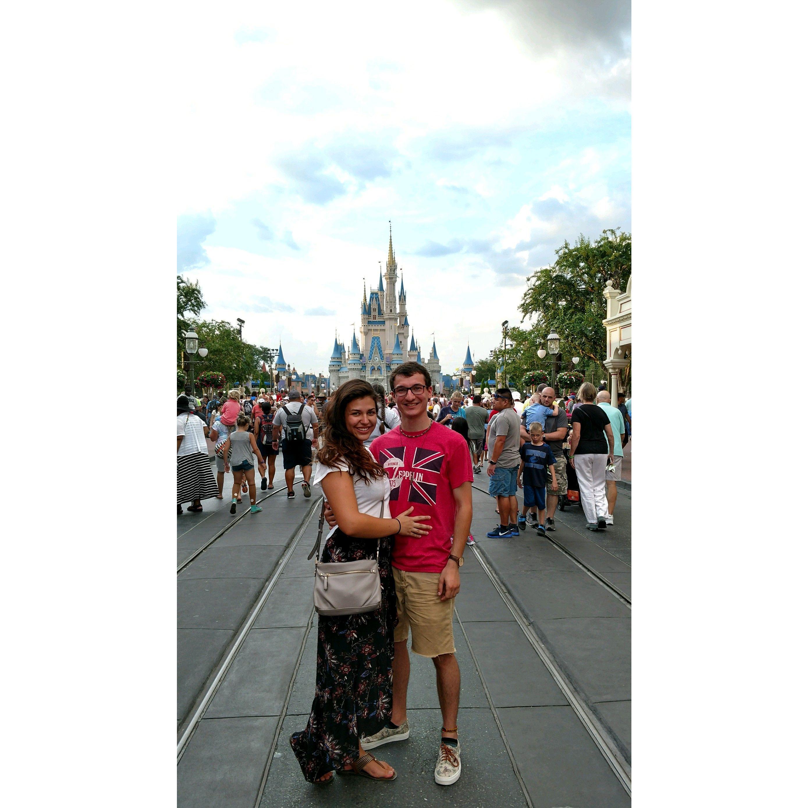 Magic Kingdom at the end of our first Disney College Program