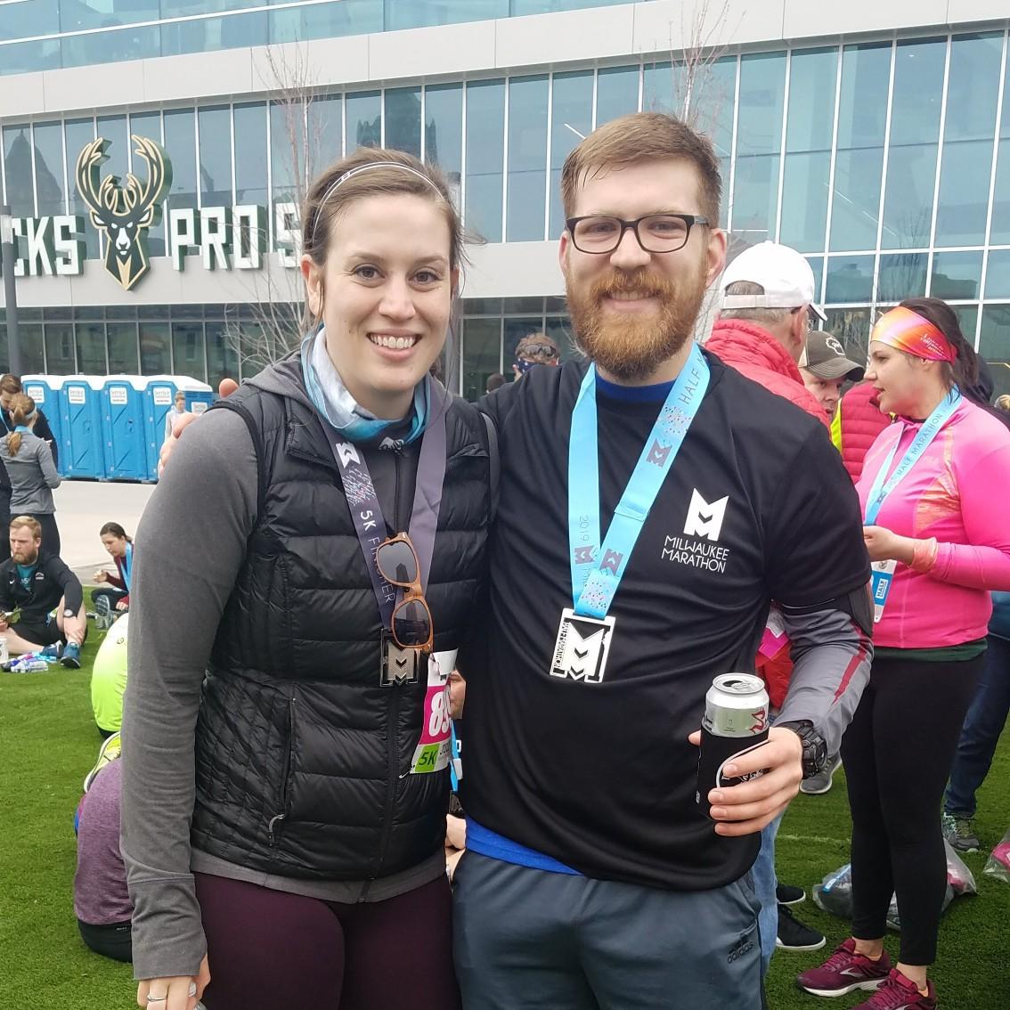 Bill's half marathon! (& Julie's 5K!) 
April 2019