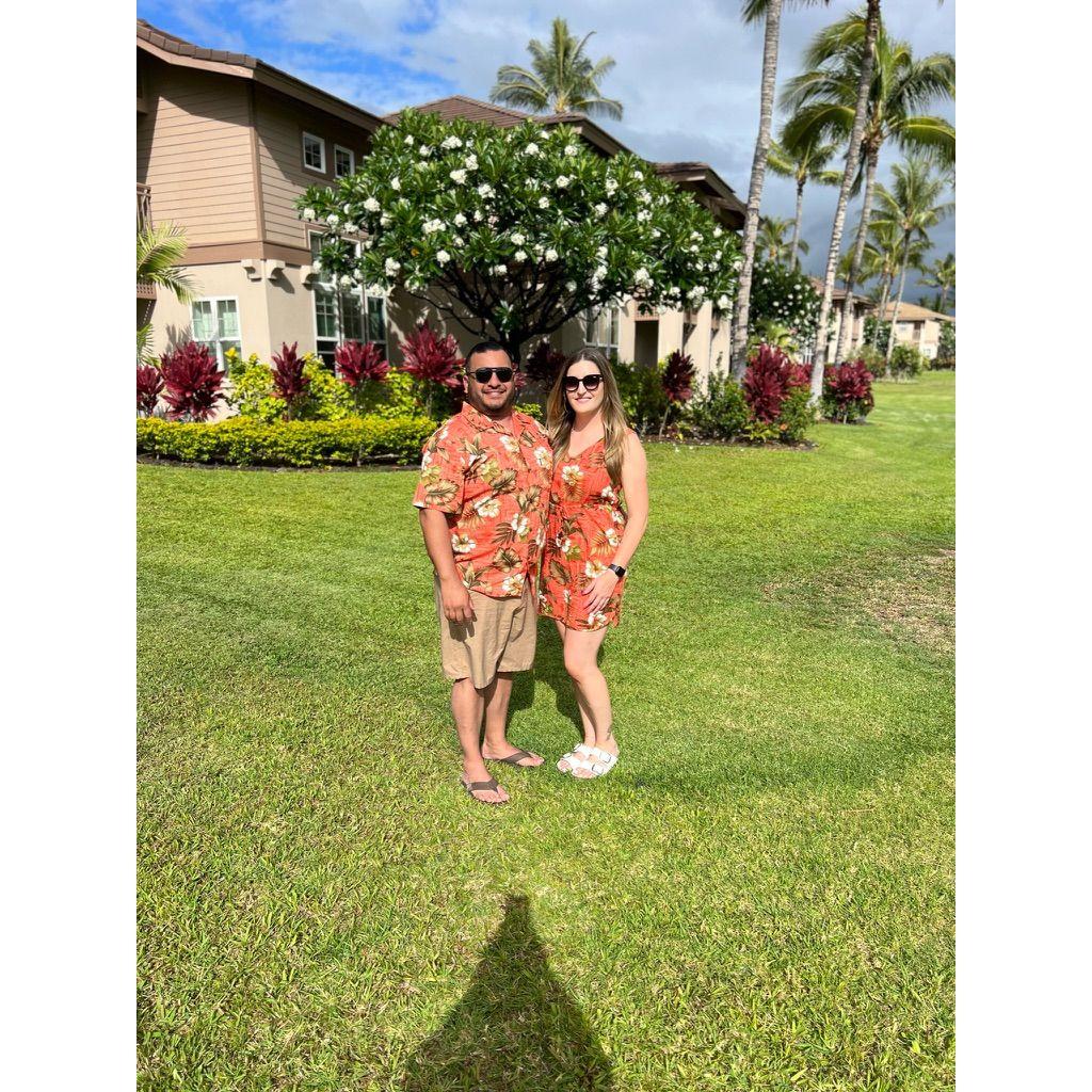 One of our favorite places to go together is Hawaii! This is on the big island.