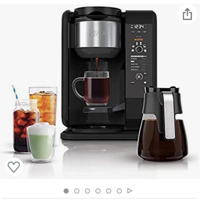 Ninja Hot and Cold Brewed System, Auto-iQ Tea and Coffee Maker with 6 ...