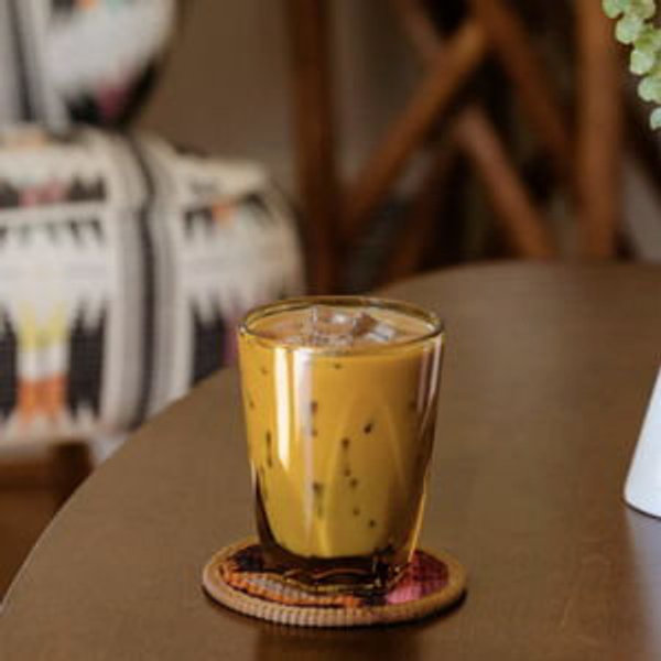 Neutral Vero Glass, Amber - Latte — 12oz