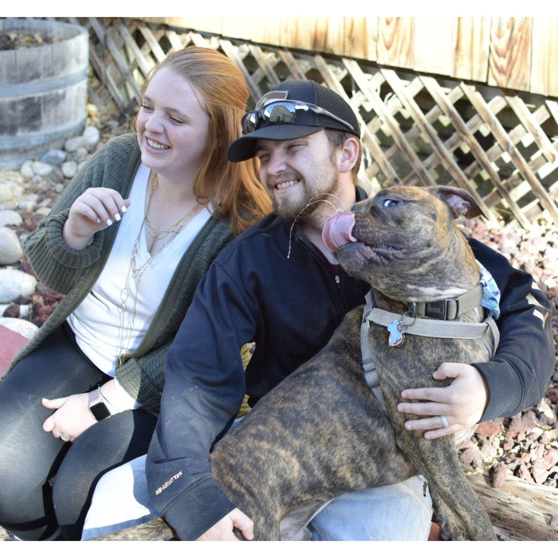 The slobbery pup had to be included too :)