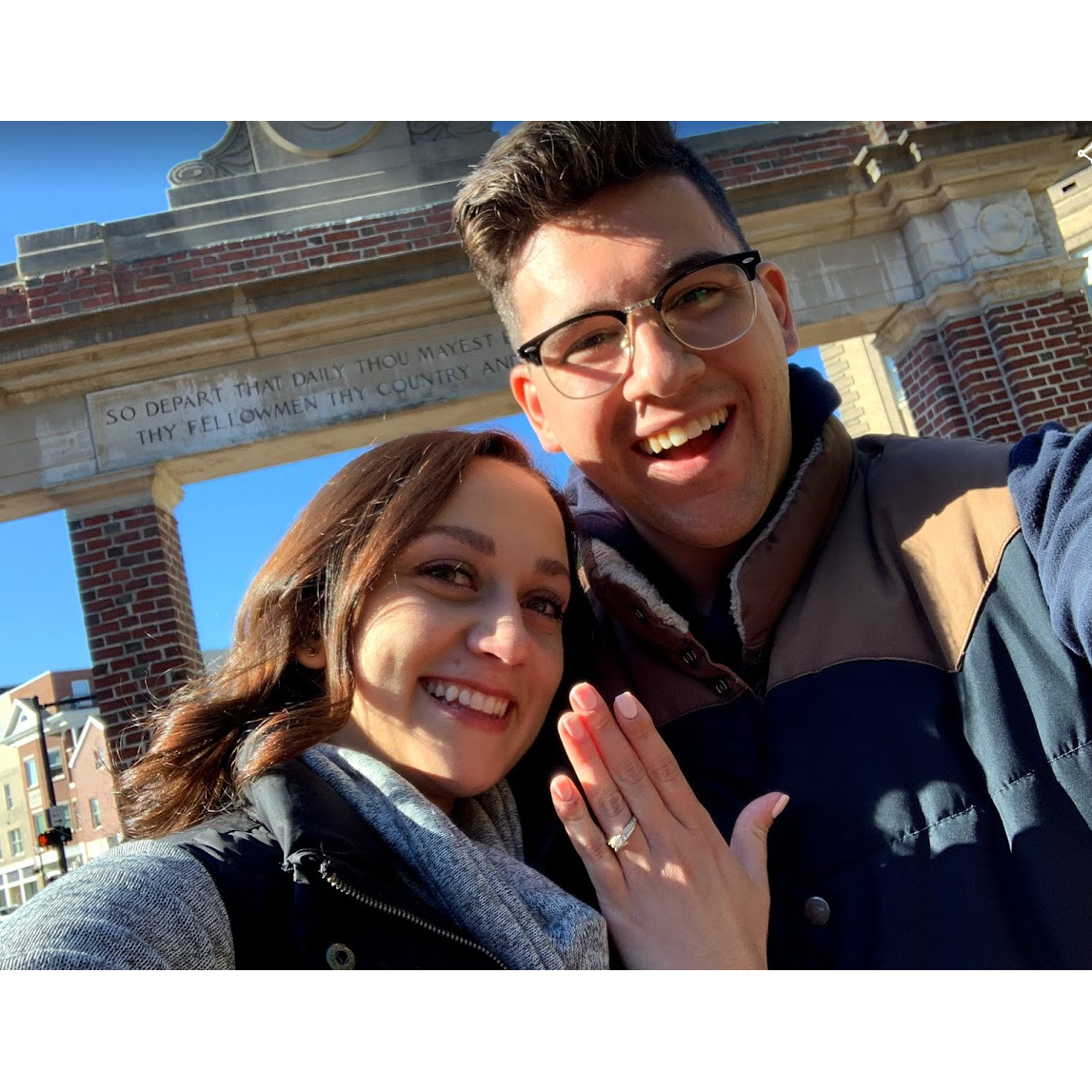 Our engagement at OU's Homecoming 2019!