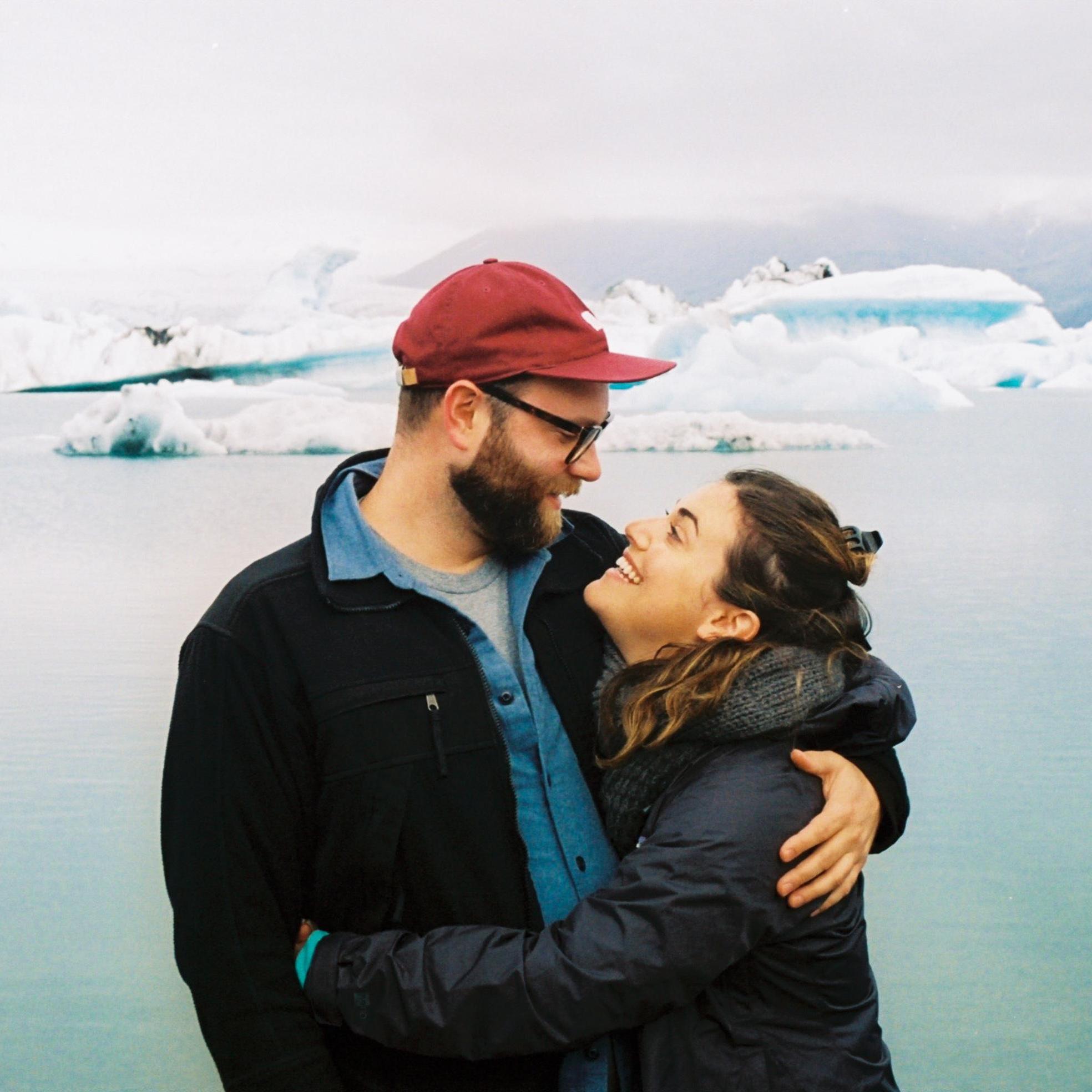 In Iceland right after Jake popped the question!