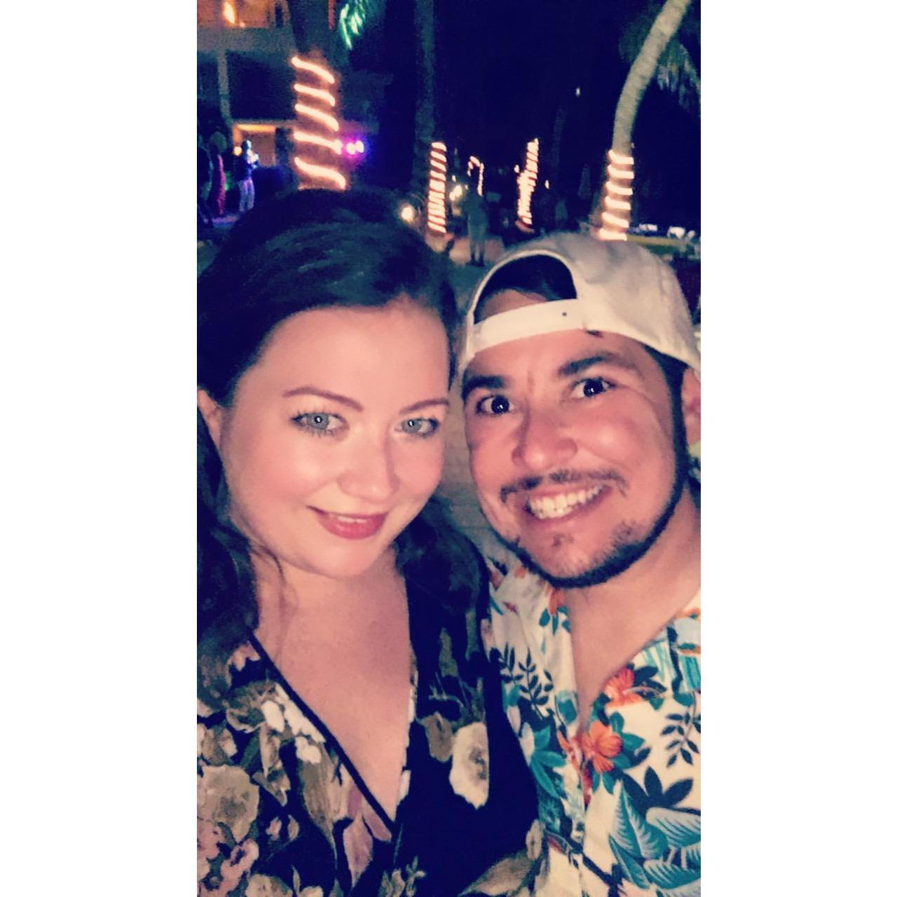 Just rocking our vacation wear in Cozumel. So many adventures