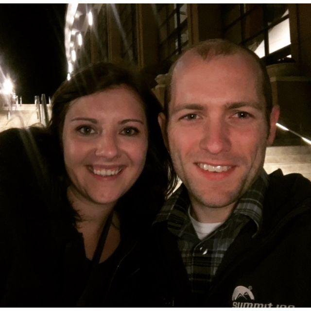Our first trip together (and picture together)! Connecticut and Boston in 2016