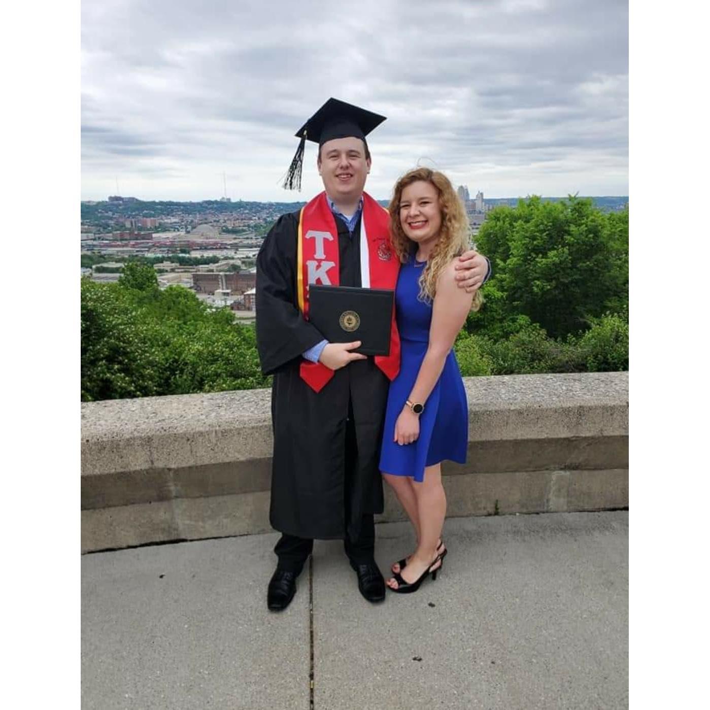 In return, Catherine was there to support Ryan at his NKU graduation