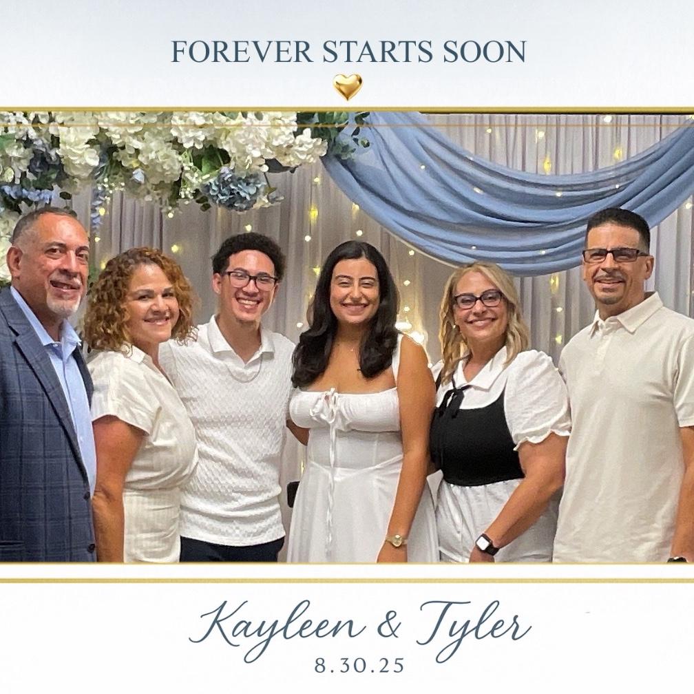 Thank you to both our parents for everything!