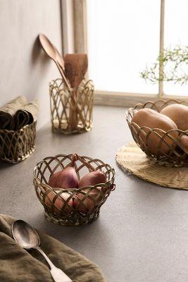 Braided Copper Utensil Holder