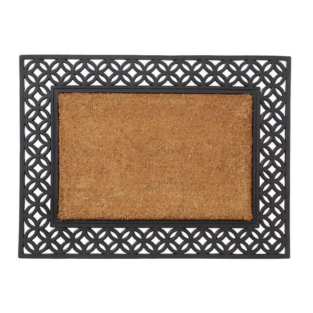 Tara Rubber Framed Doormat, 24 x 32", Multi