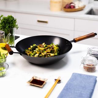 Classic Series Carbon Steel Ceramic Nonstick Wok