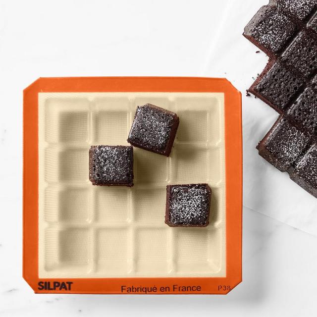 Silpat Nonstick Silicone Square Tablette Mold, 16 Bites