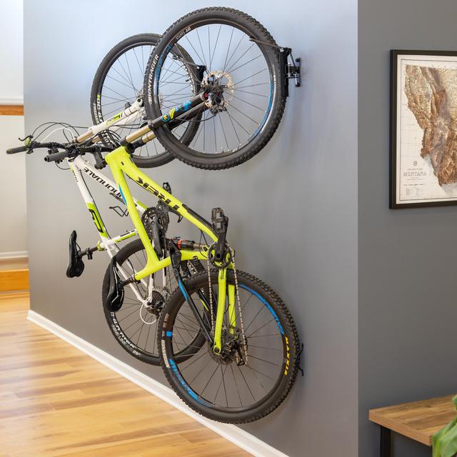 Swivel Mount Bike Storage Rack | 2 Pack | Garage Wall Hook