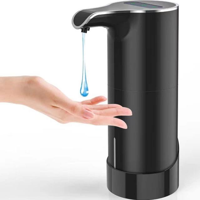 MerKioo Soap Dispenser Automatic - Touchless Hand Dispenser 5 Levels Asjustable with IR Sensor USB Rechargeable Electric Liquid Soap Dispenser Waterproof 450ml for Kitchen Bathroom Hotel