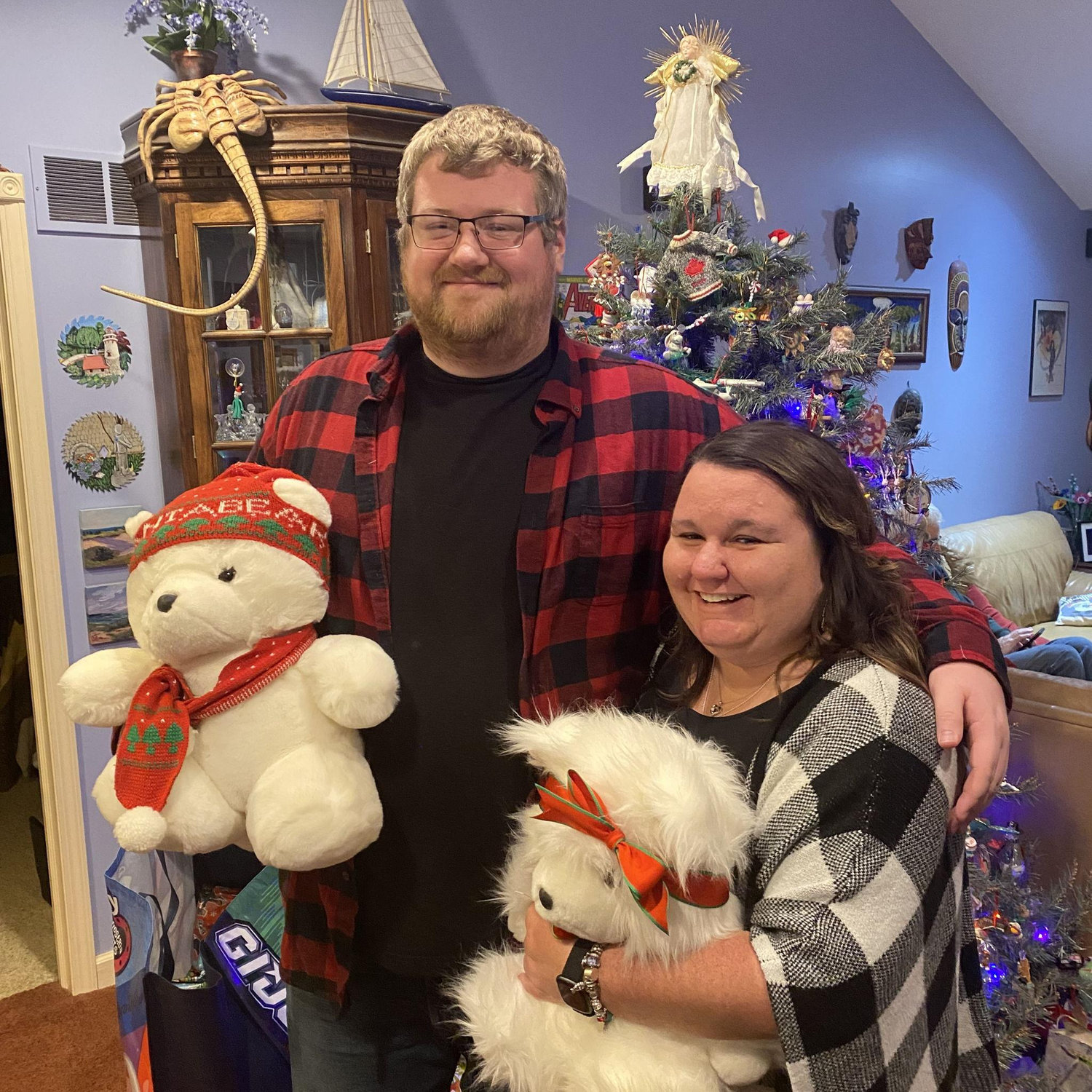 Our first Christmas together.