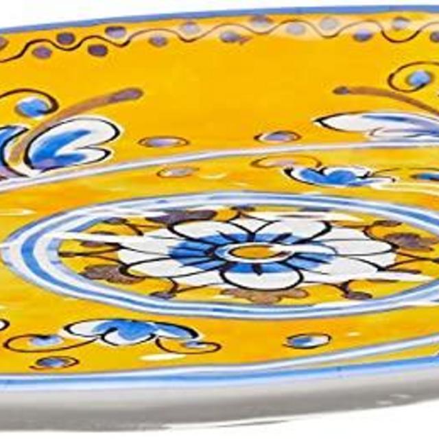 Le Cadeaux Melamine Oval Serving Platter 16 inch, Benidorm