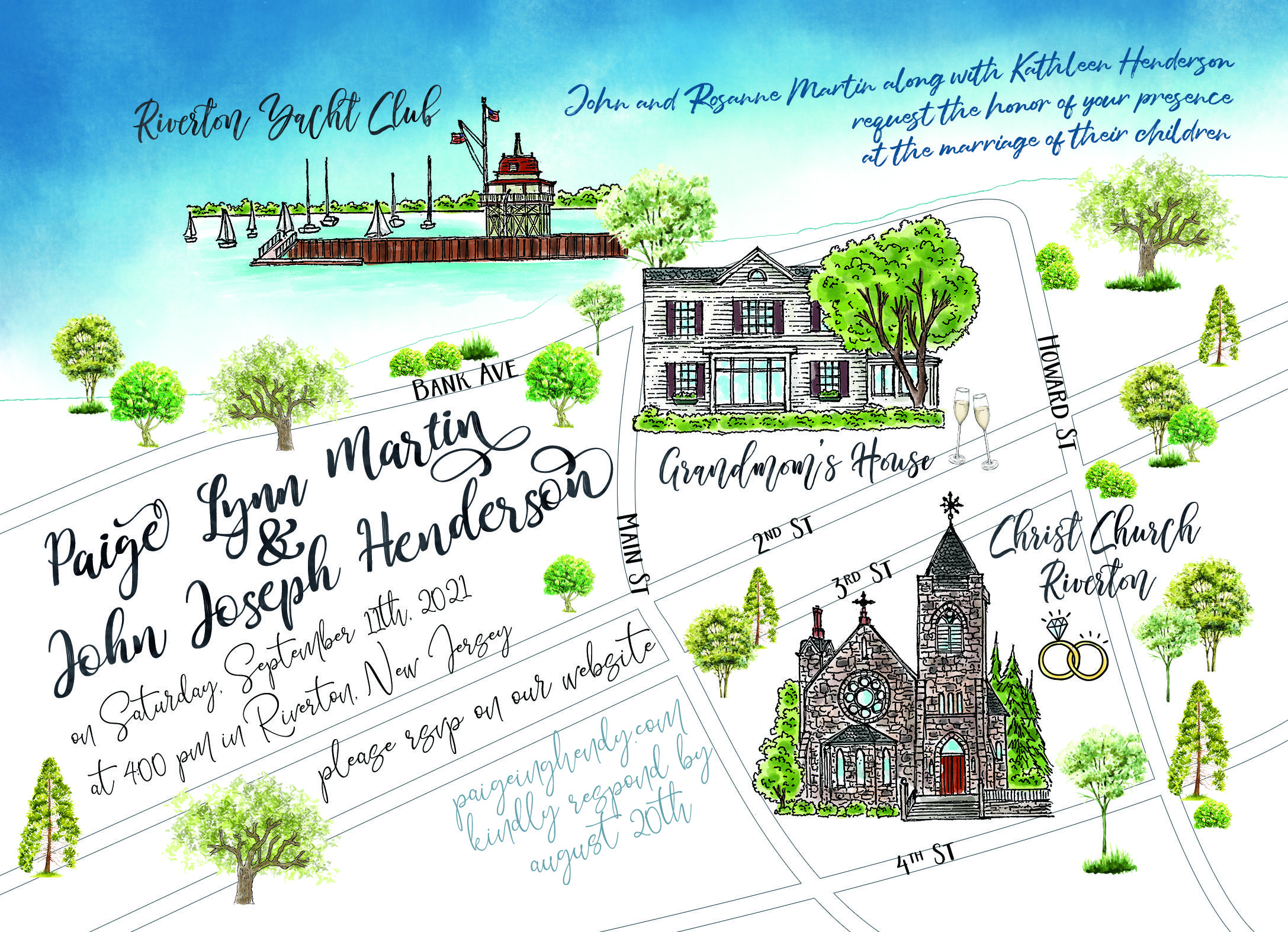 The Wedding Website of Paige Martin and John Henderson