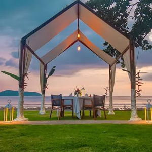 Romantic Dinner on Our Honeymoon