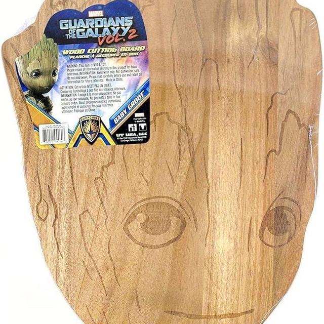Seven20 Guardians of the Galaxy Baby Groot Wooden Cutting Board - Laser Engraved - 8" x 6.25"
