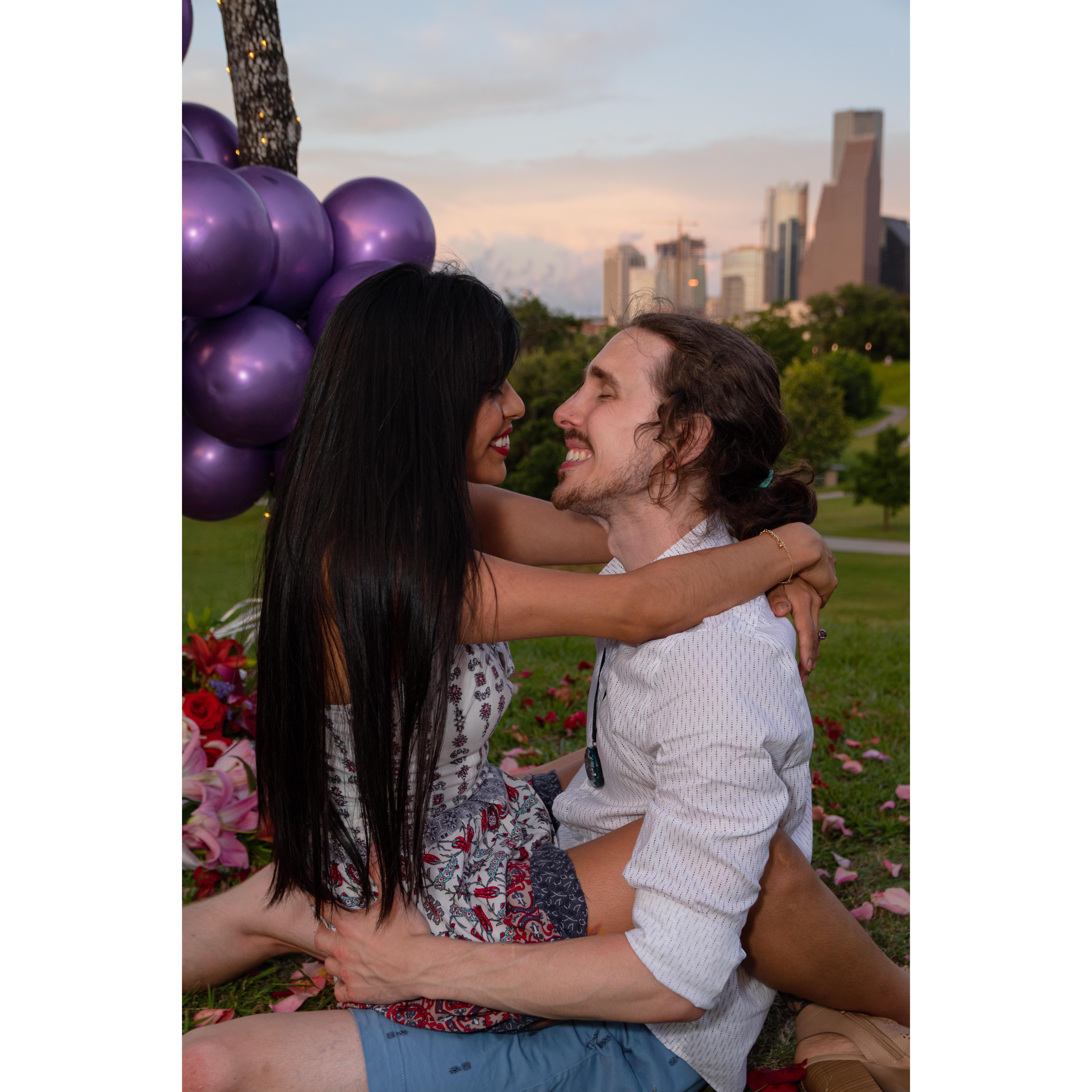 The proposal! Jun '21