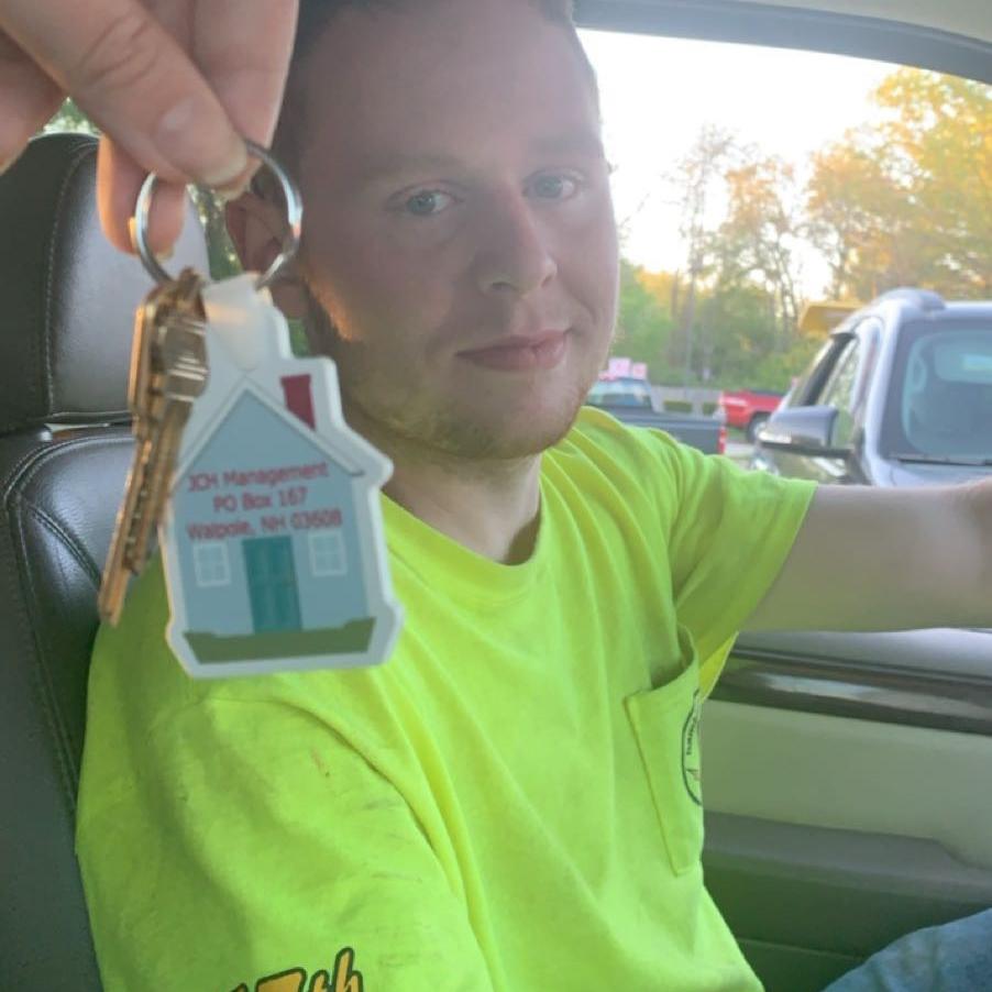 The keys to our first apartment together 05/21/20