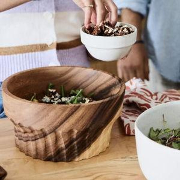 Wood Serving Bowl
