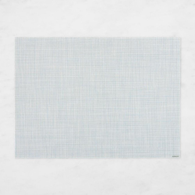 Chilewich Mini Basketweave Placemat, Sky, Set of 4