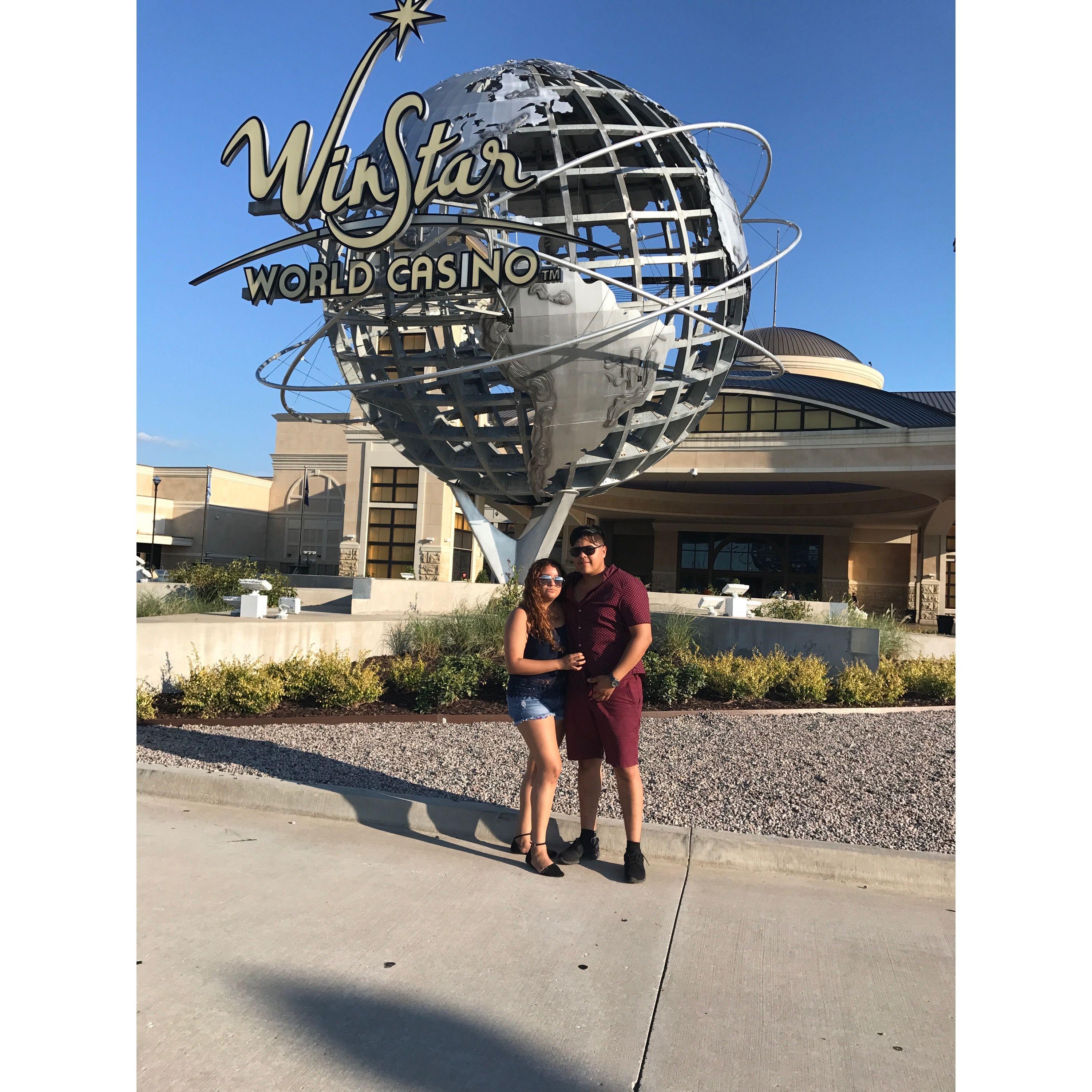 2017- Our first time going to Oklahoma. 
One day trip