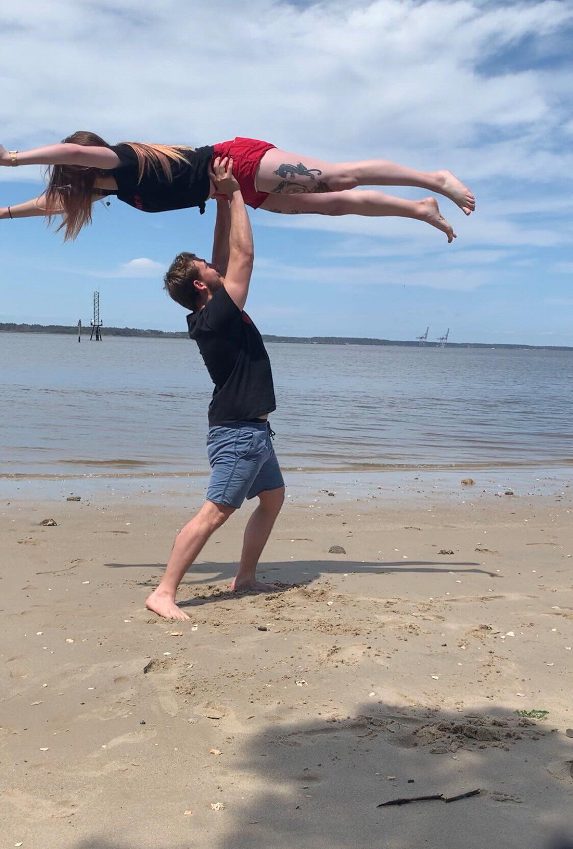 One of our first dates!