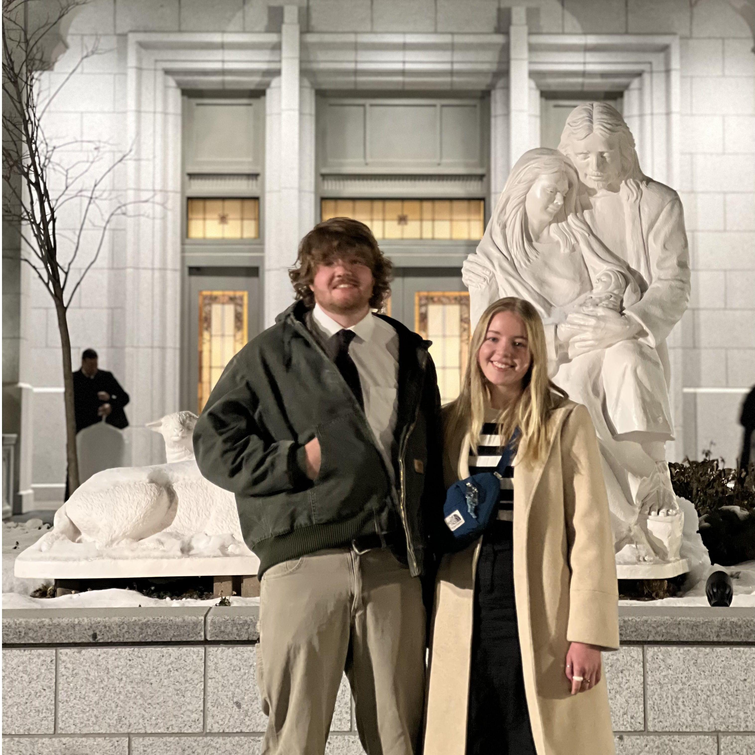 Our first date!