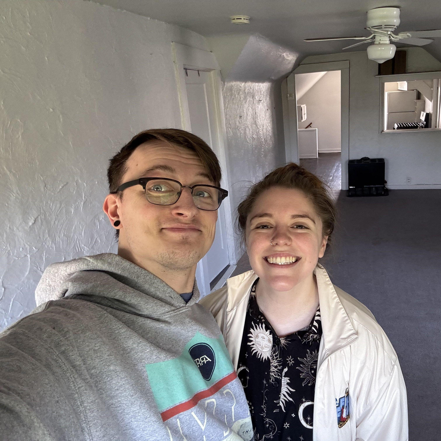 We signed a new lease for a third floor apartment in Lakewood! Moving and wedding planning are much like oil and water, but together we are up for anything and are excited for our new home <3