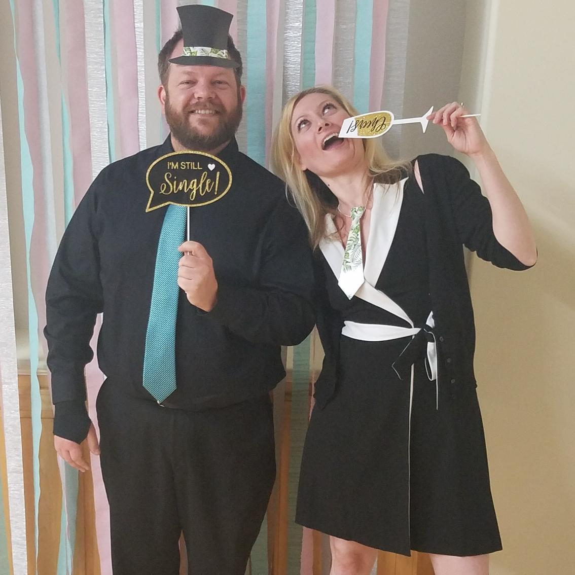 At Eric & Cassy's wedding; June, 2018