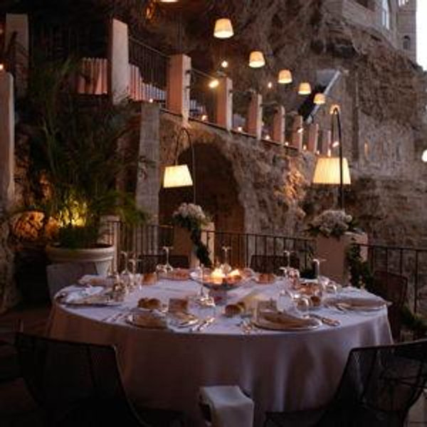 Our first dinner in Italy