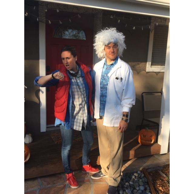 Doc & Marty went back in time for Halloween.