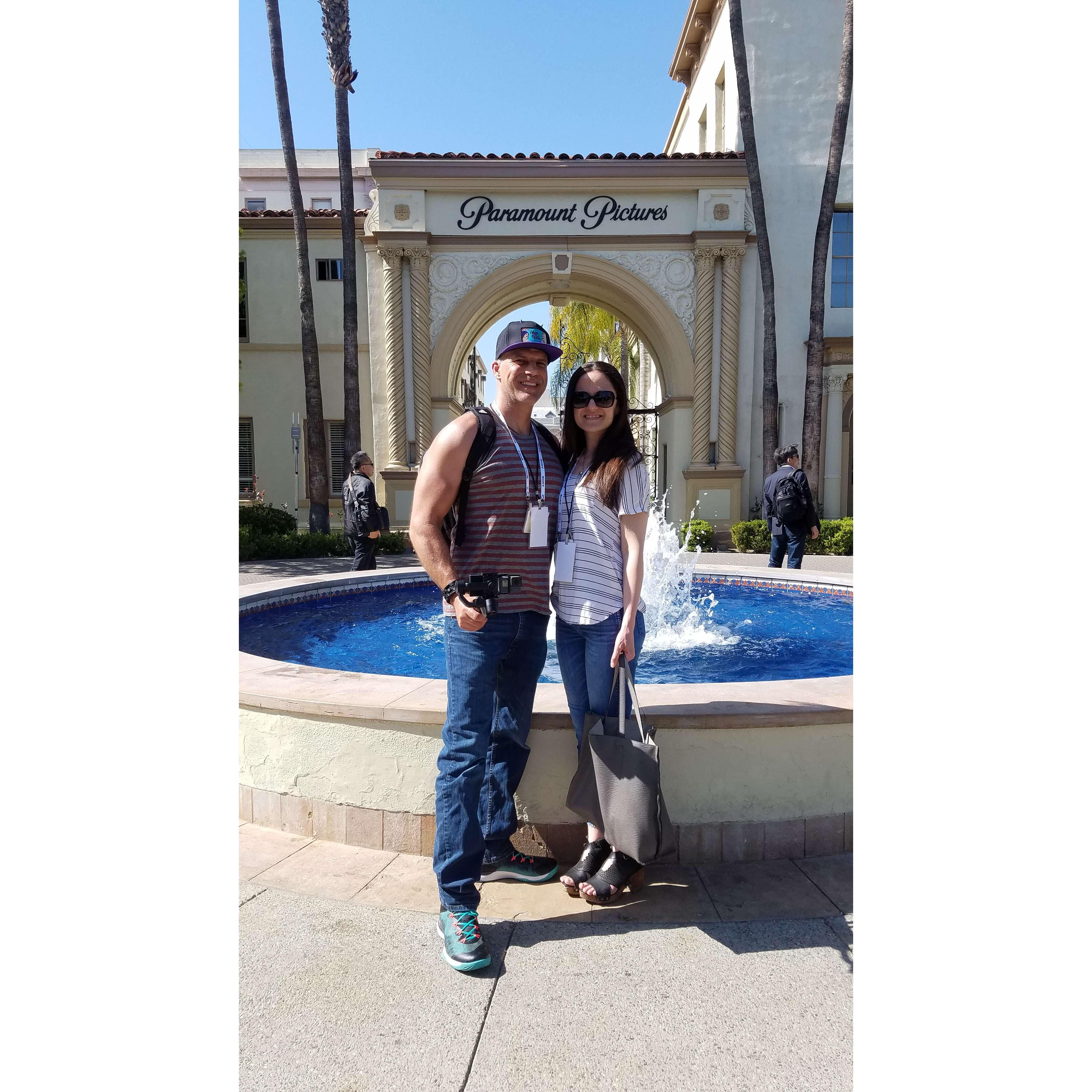 At Cinegear, a film industry tradeshow hosted at Paramount every year