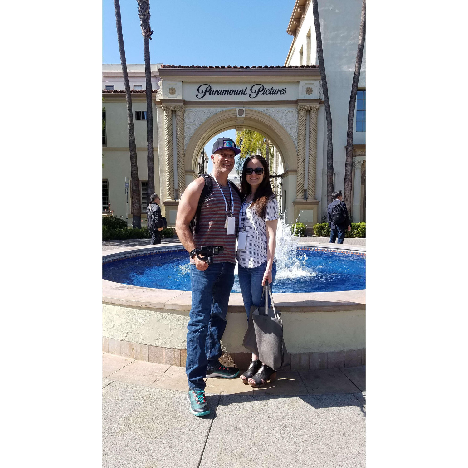 At Cinegear, a film industry tradeshow hosted at Paramount every year