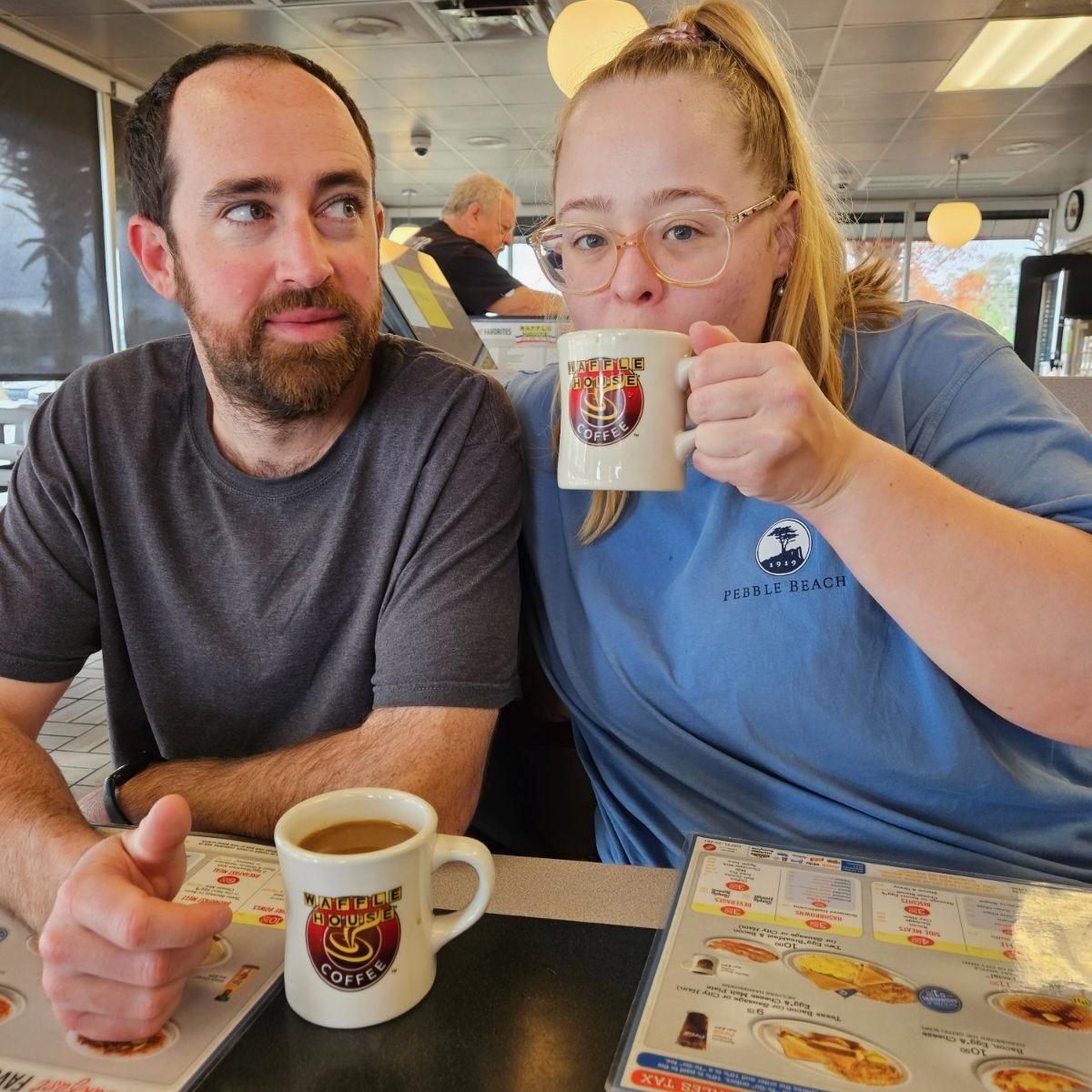 Our first Waffle House visit