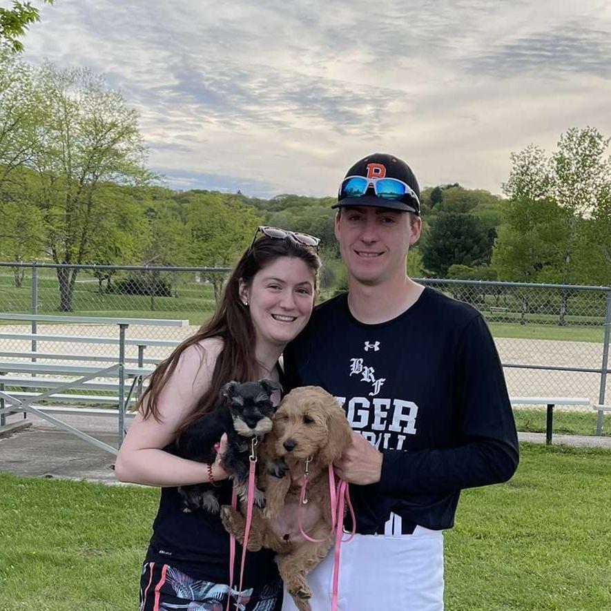 Our first photo as a family of four!