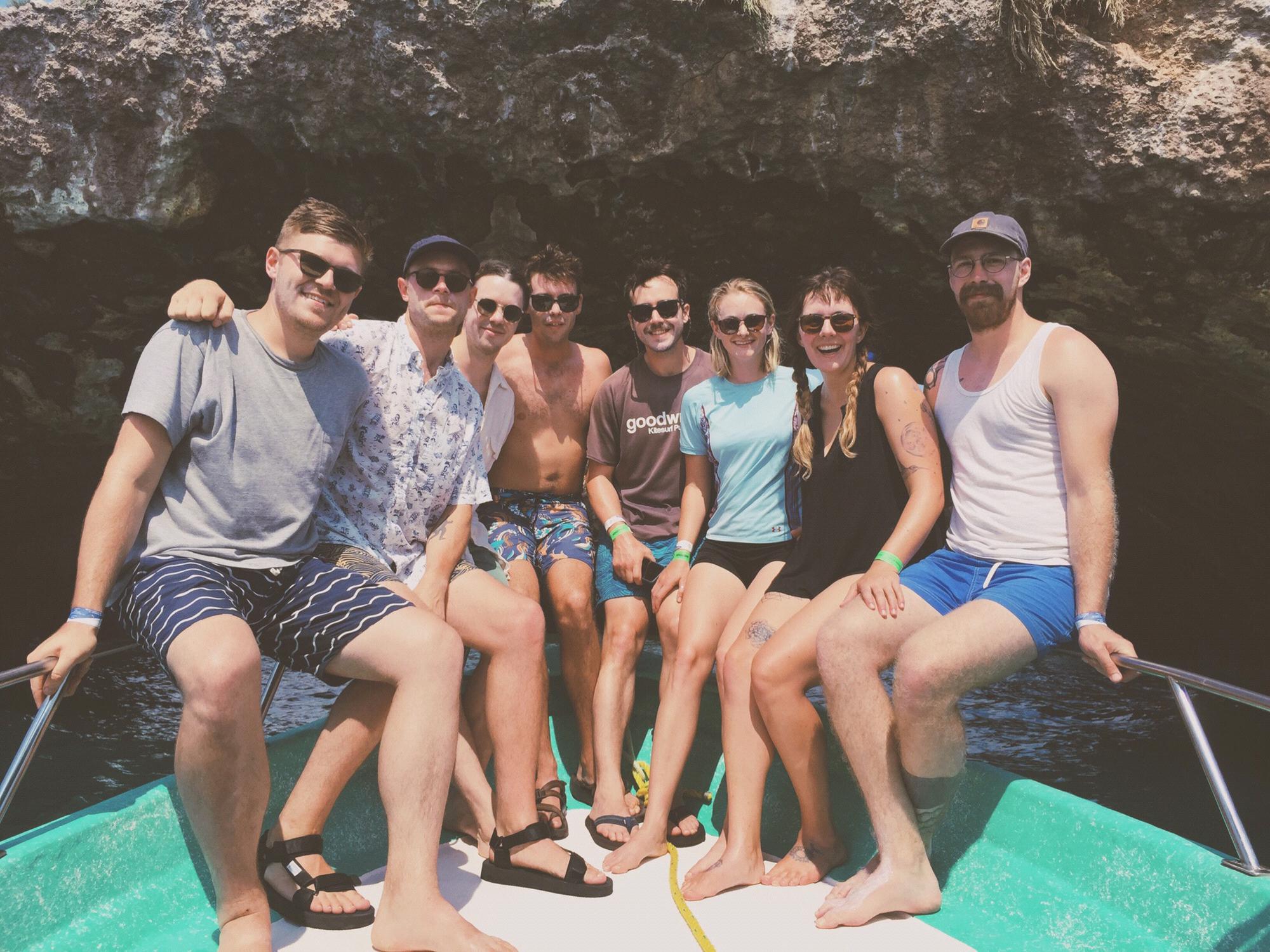 With our friends Brennan, Olin, Ben, Bryan, Ali & Ryan. Punta de Mita, Mexico