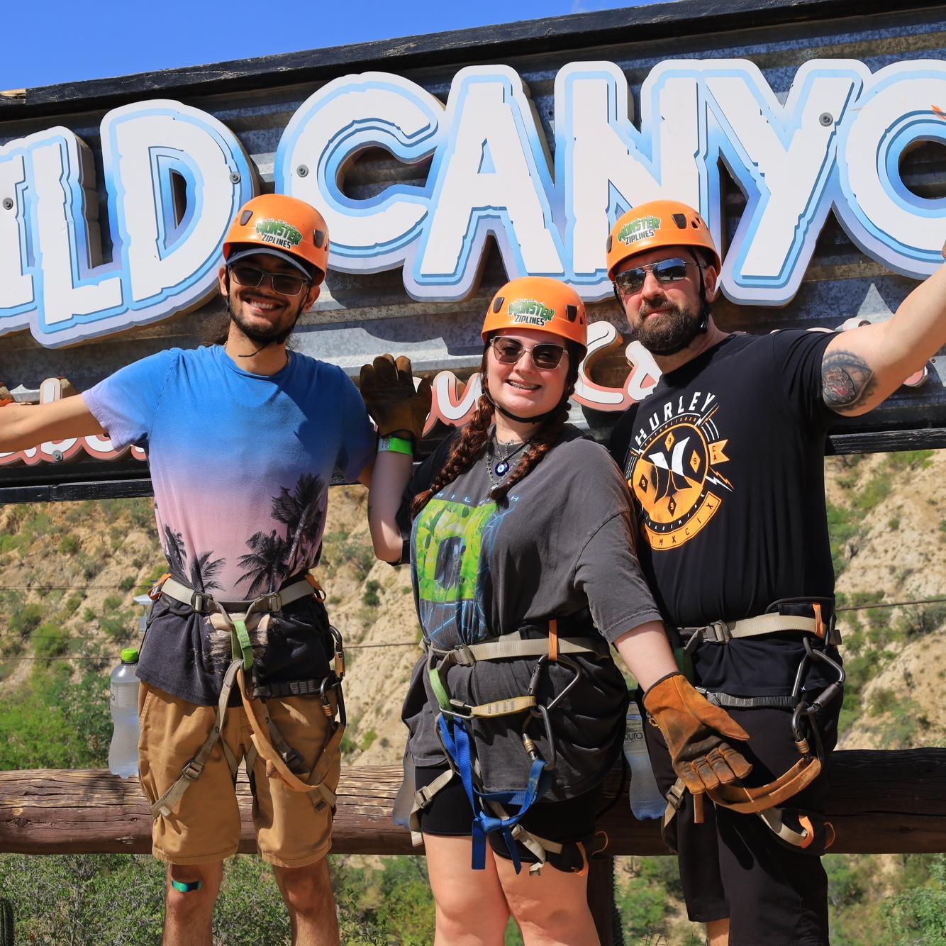 Zip lining with dad in Cabo! 10.30.2024