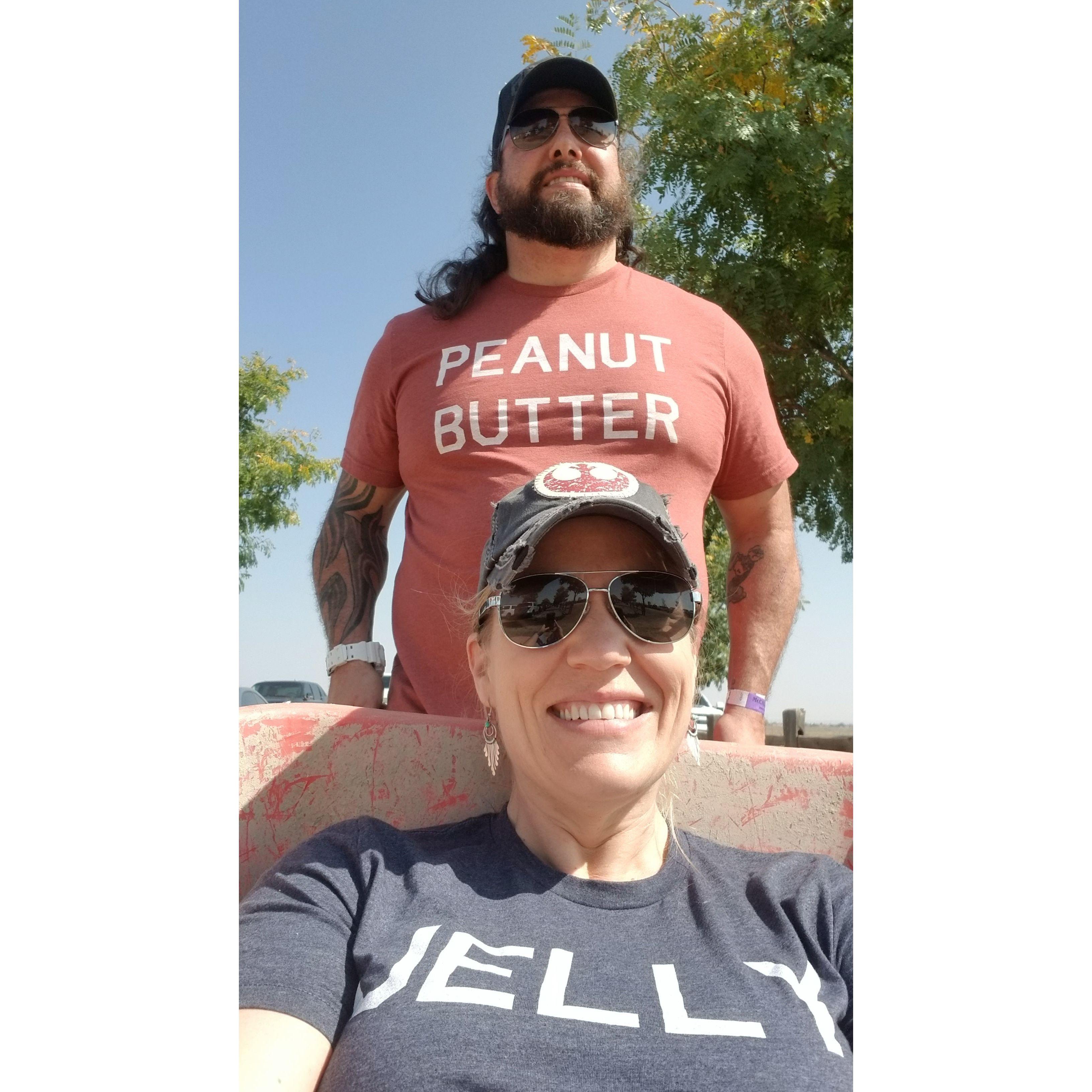 Pumpkin patch wheelbarrow ride!
