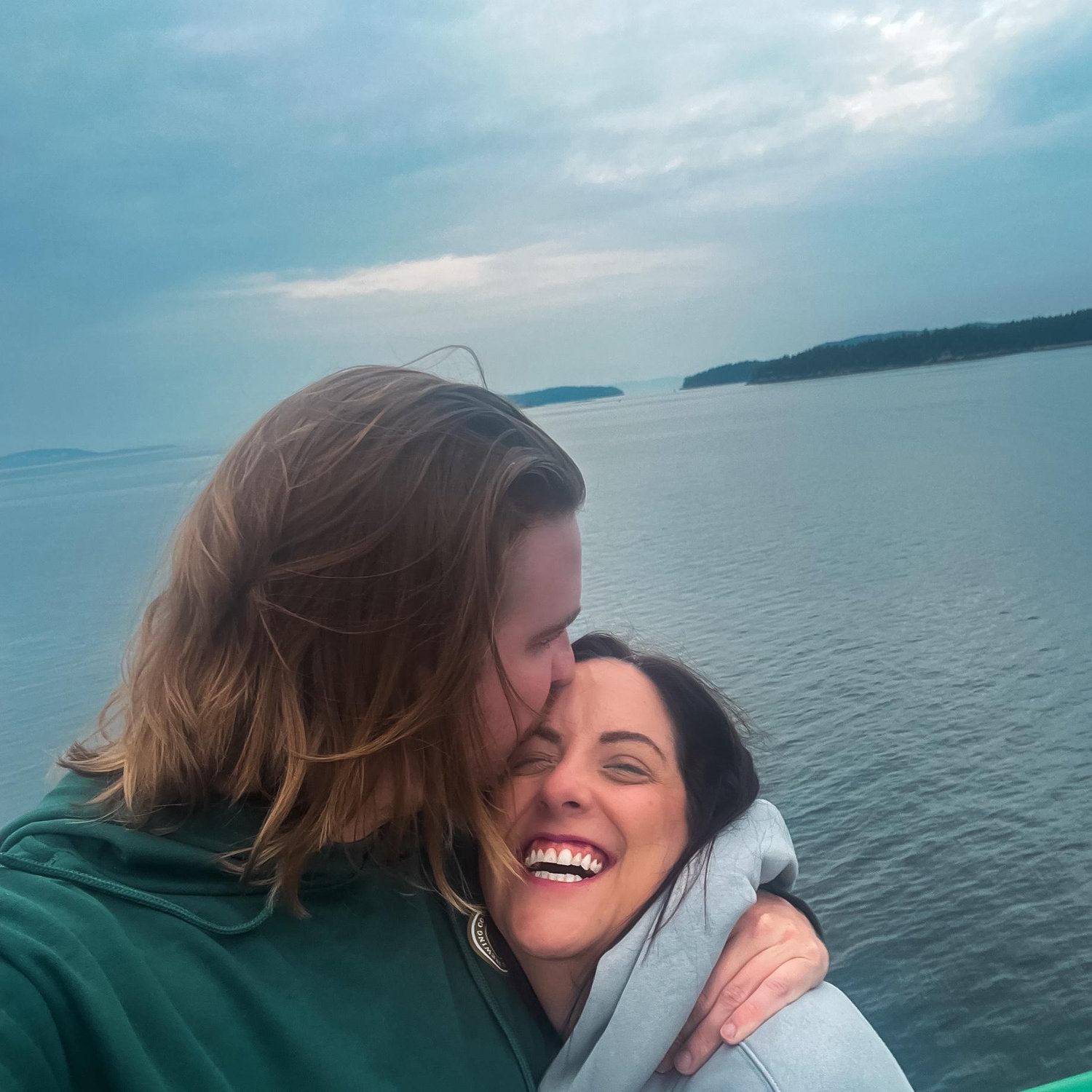ferry ride home from choosing our venue