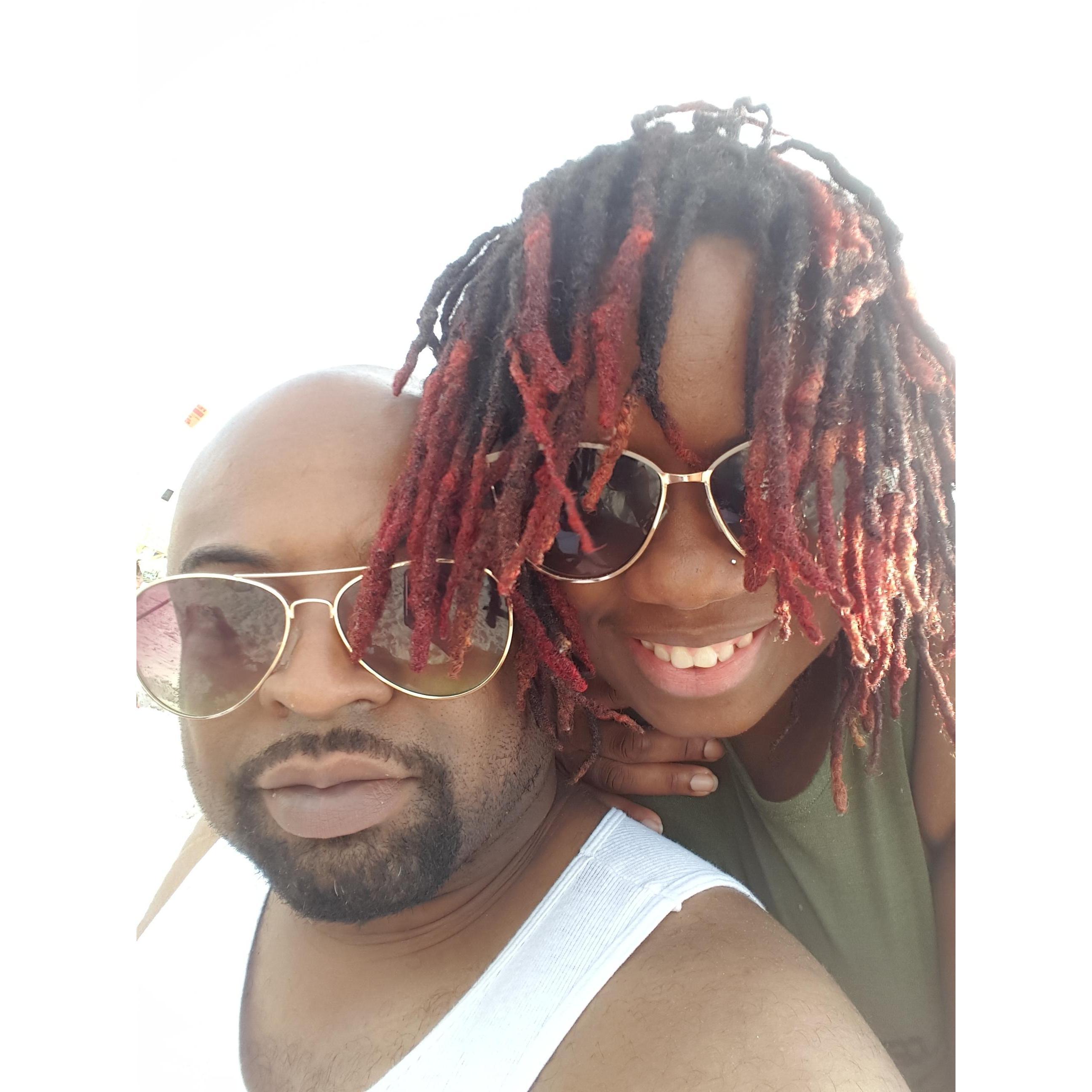 Us acting like we are cool!!!