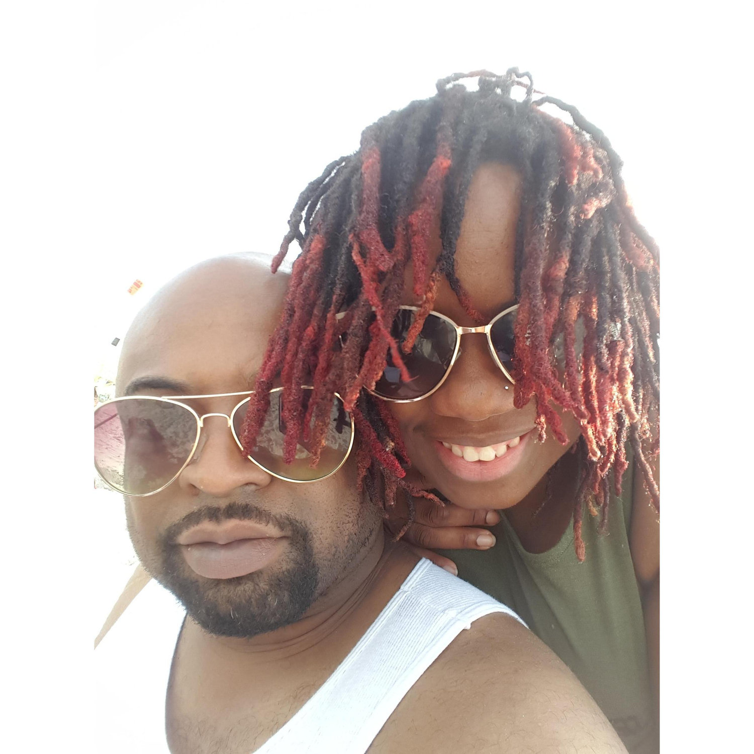 Us acting like we are cool!!!