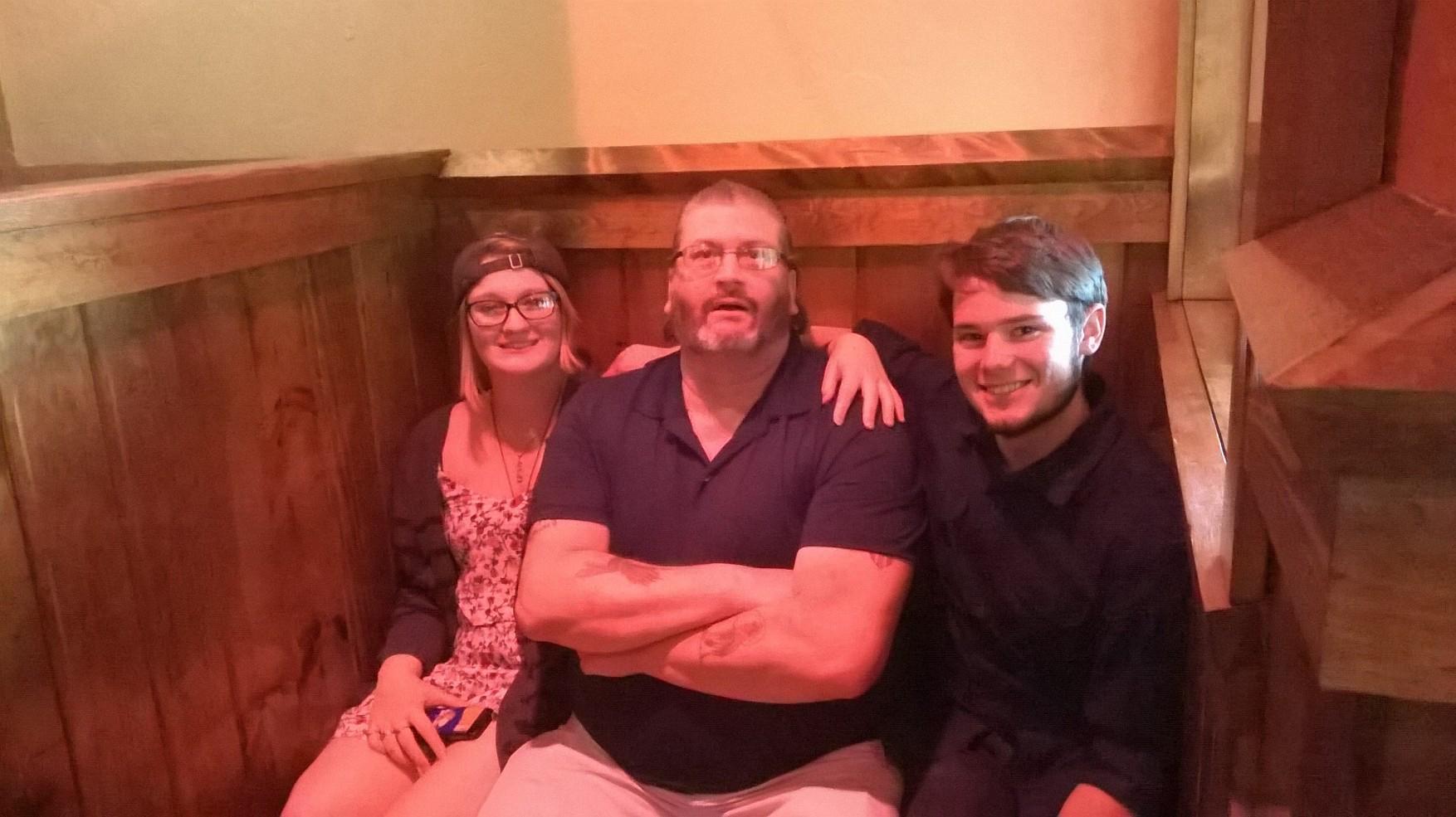 Bill hanging with Stephanie and Declan